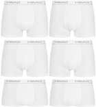 HEAD Boxershort Heren – 6 Stuks – Wit – Maat S