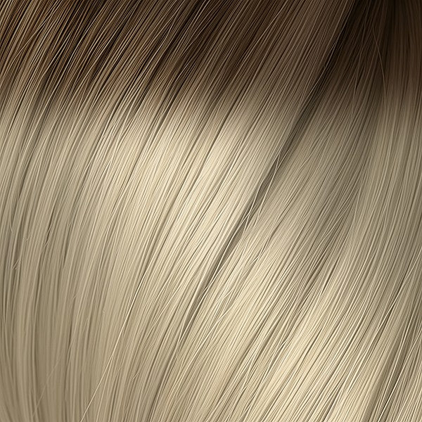Seiseta kleur 10/1004R - Donker asblond / Ultralicht platinablond Rooted