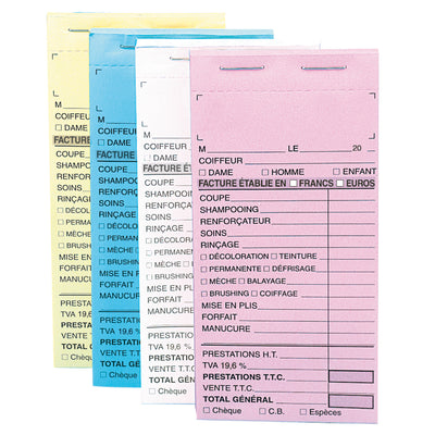Sibel Rekeningenboek zonder nummers Wit 10 stuks
