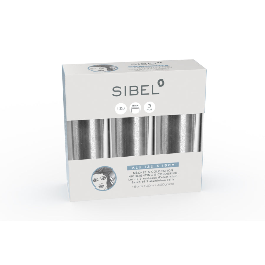 Sibel Alufolie Rol 12MU 15cmx100m 3 stuks