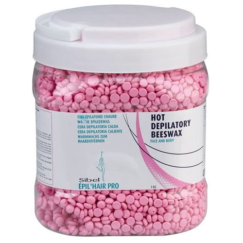 Sibel EHP Wasparels Bijenwas Gezicht/lichaam Roze 1kg