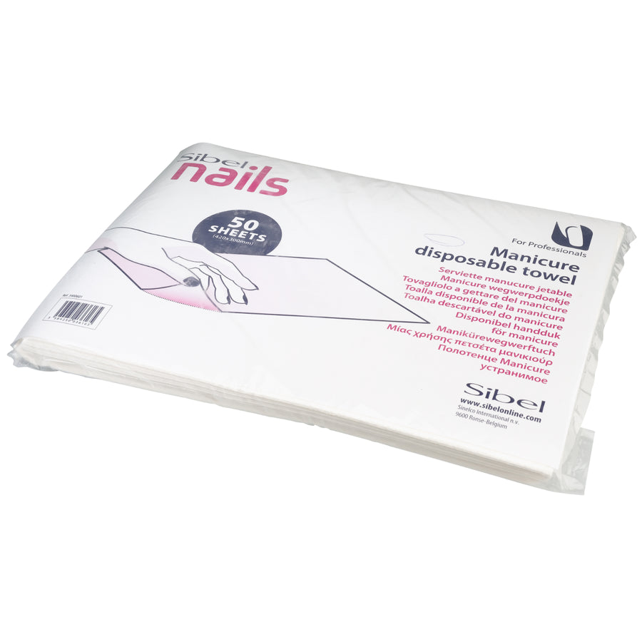 Sibel Papieren Handdoekjes Manicure 30cmx42cm 50 stuks