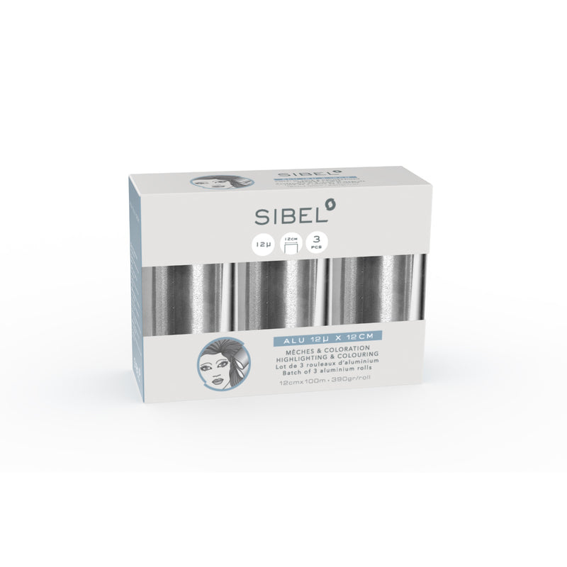 Sibel Alufolie Rol 12MU 12cmx100m 3 stuks
