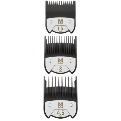 Moser Professional 3 set 1.5/3.0/4.5mm Magnetic Premium Attachment Combs