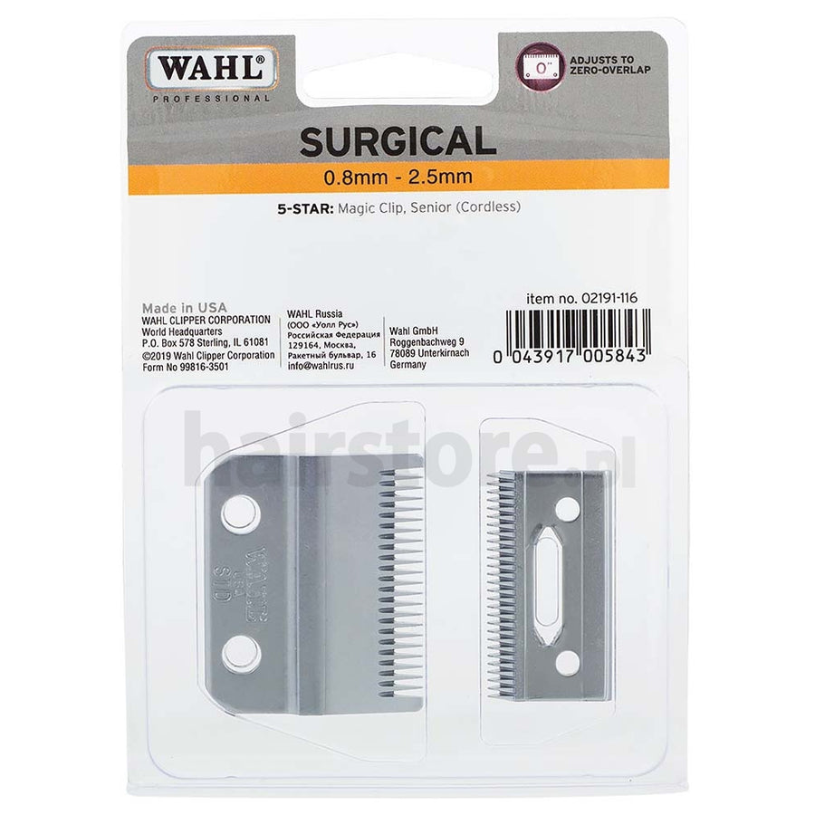 Wahl Magic Clip / Senior Snijmes 0.8 / 2.5mm