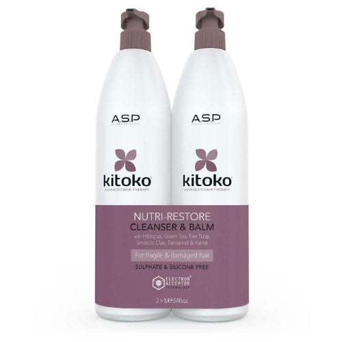 ASP Affinage Kitoko Nutri Restore Cleanser & Balm Duo 1000ml