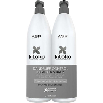 ASP Affinage Kitoko Dandruff Control Cleanser & Balm Duo 1000ml