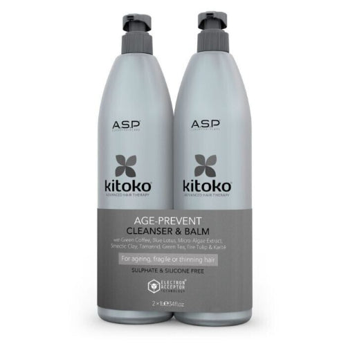 ASP Affinage Kitoko Age Prevent Cleanser & Balm Duo 1000ml
