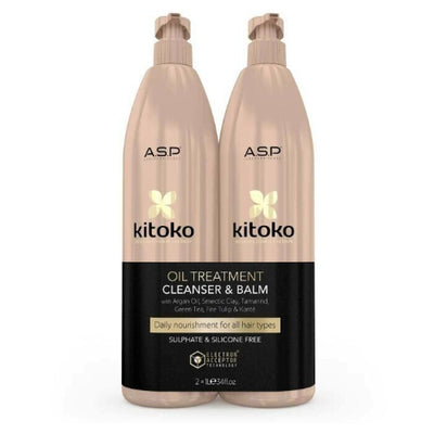ASP Affinage Kitoko Oil Treatment Cleanser & Balm Duo 1000ml