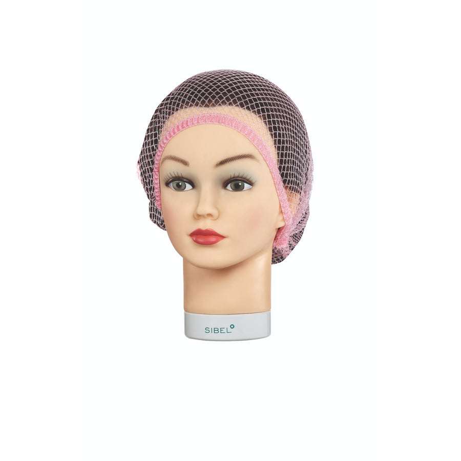 Sibel Haarnet nacht Cordonnet Roze