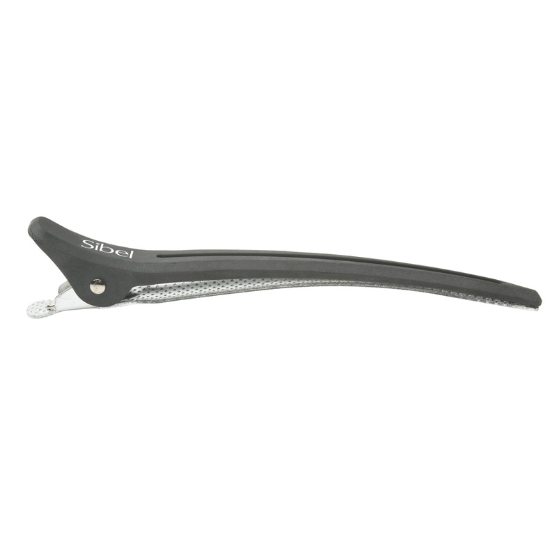 Sibel Section Clips Carbon-Alu Black L 6 stuks