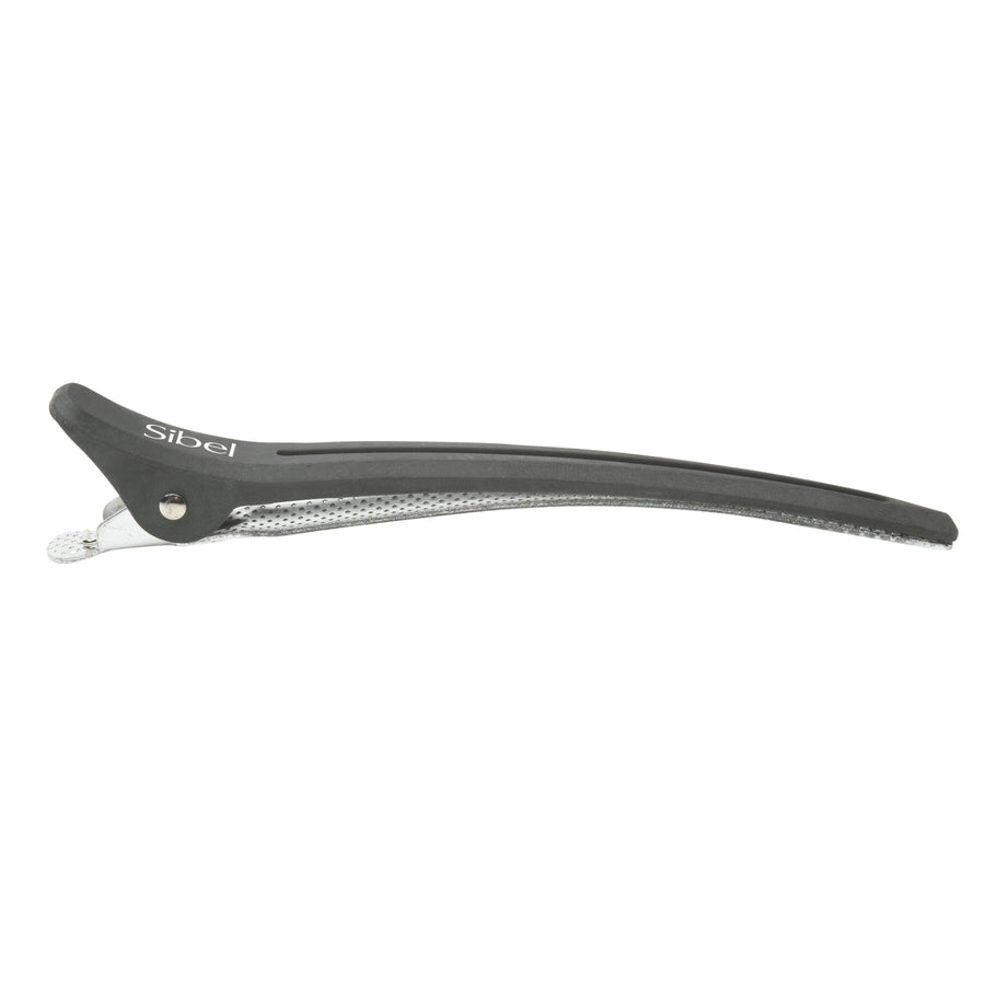 Sibel Section Clips Carbon-Alu Black L 6 stuks