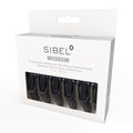 Sibel scheidingsklemmen Zwart S 6 stuks