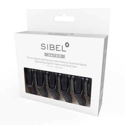 Sibel scheidingsklemmen Zwart S 6 stuks