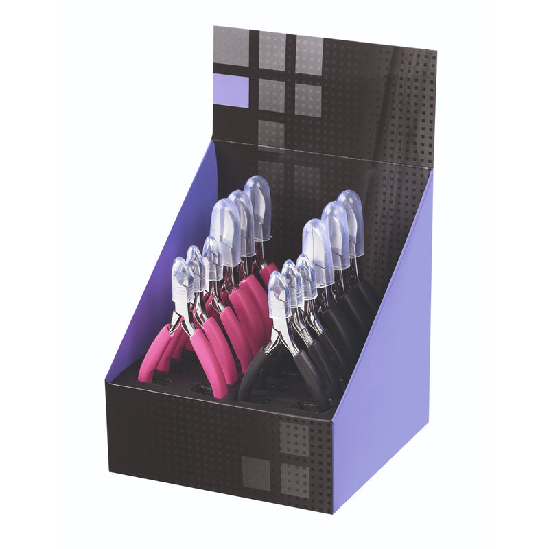 Sibel Display met 6 nagelknippers en 6 nagelriemschaartjes