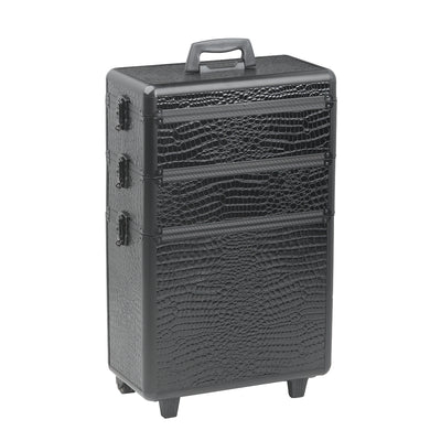 Sibel Trolley Alu Croco 3 opbergniveaus