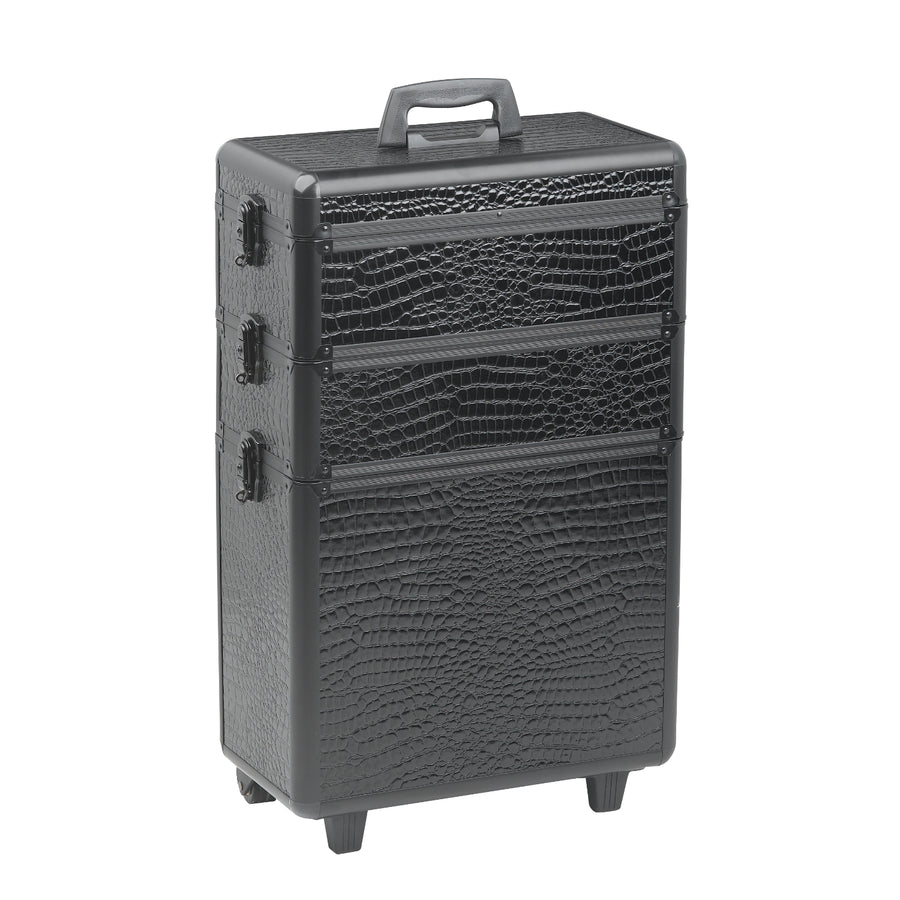 Sibel Trolley Alu Croco 3 opbergniveaus