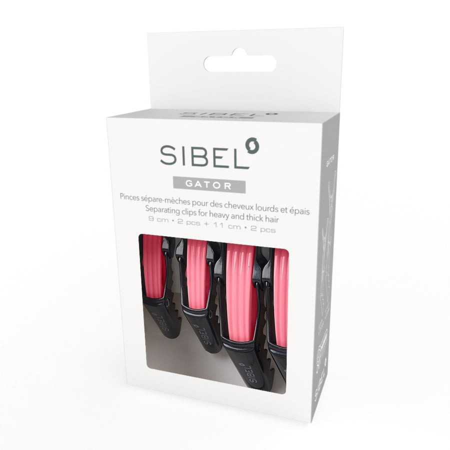 Sibel scheidingsklemmen Roze 2XL+2S 4 stuks