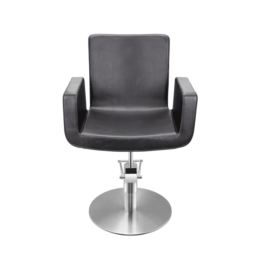 Sibel Cutting Chair Attractio w/ Round Base Black