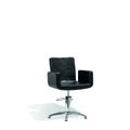 Sibel Cutting Chair Attractio w/ 5-Star Base Croco Black
