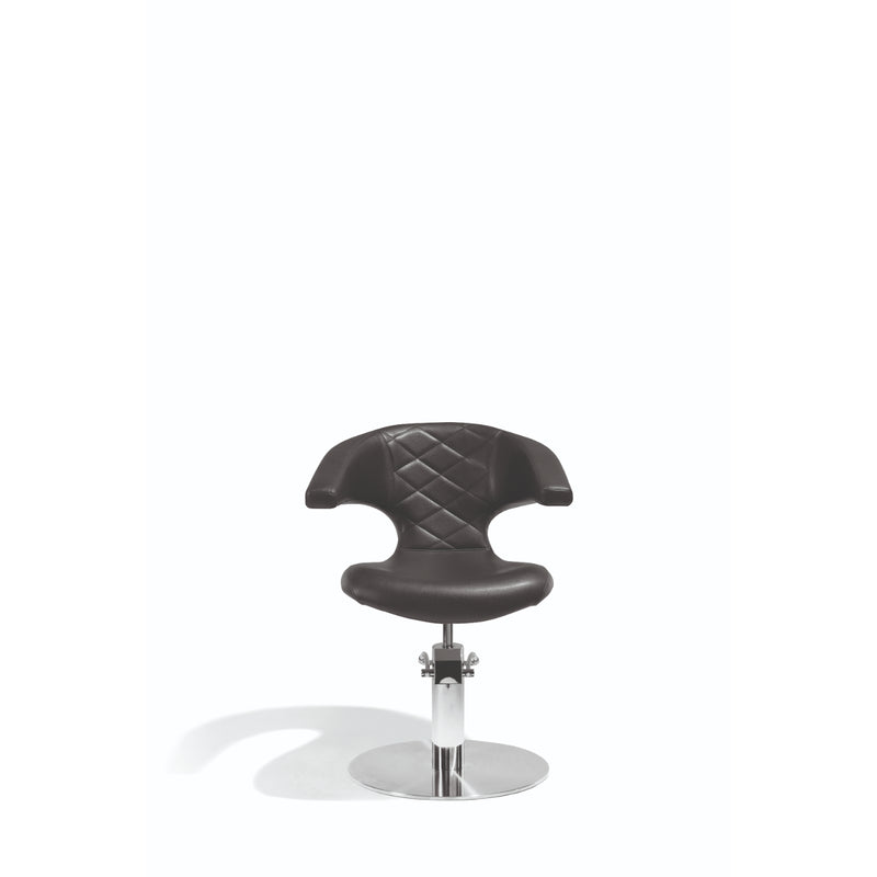 Sibel Cutting Chair Sensualis w/ Round Base Black