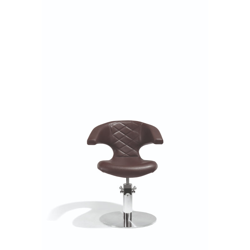 Sibel Cutting Chair Sensualis w/ Round Base Brown