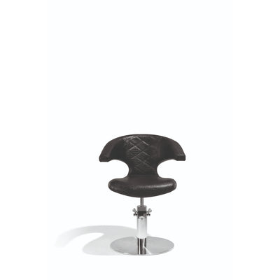 Sibel Cutting Chair Sensualis w/ Round Base Croco Black