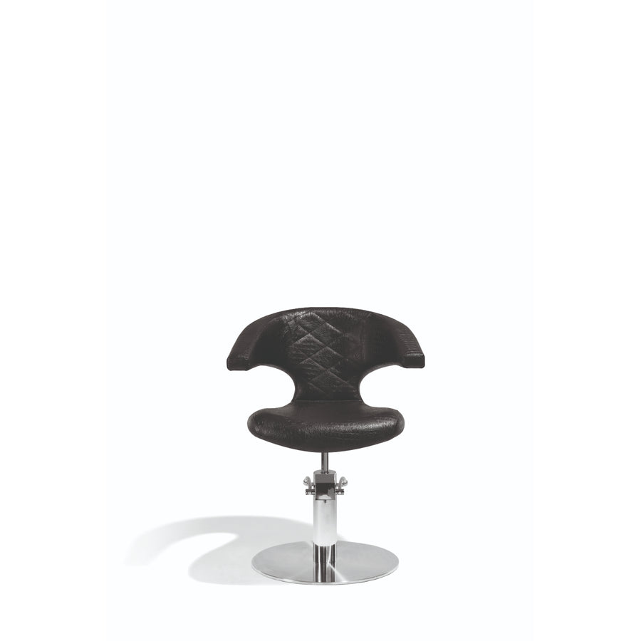 Sibel Cutting Chair Sensualis w/ Round Base Croco Black