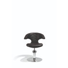 Sibel Cutting Chair Sensualis w/ Round Base Croco Black