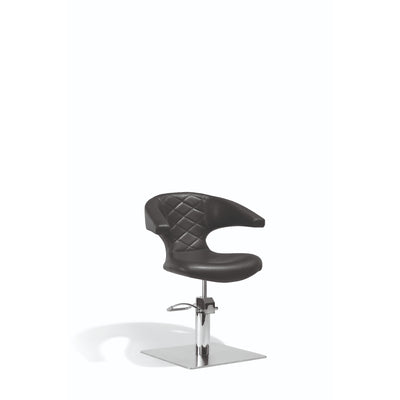 Sibel Cutting Chair Sensualis w/ Square Base Black