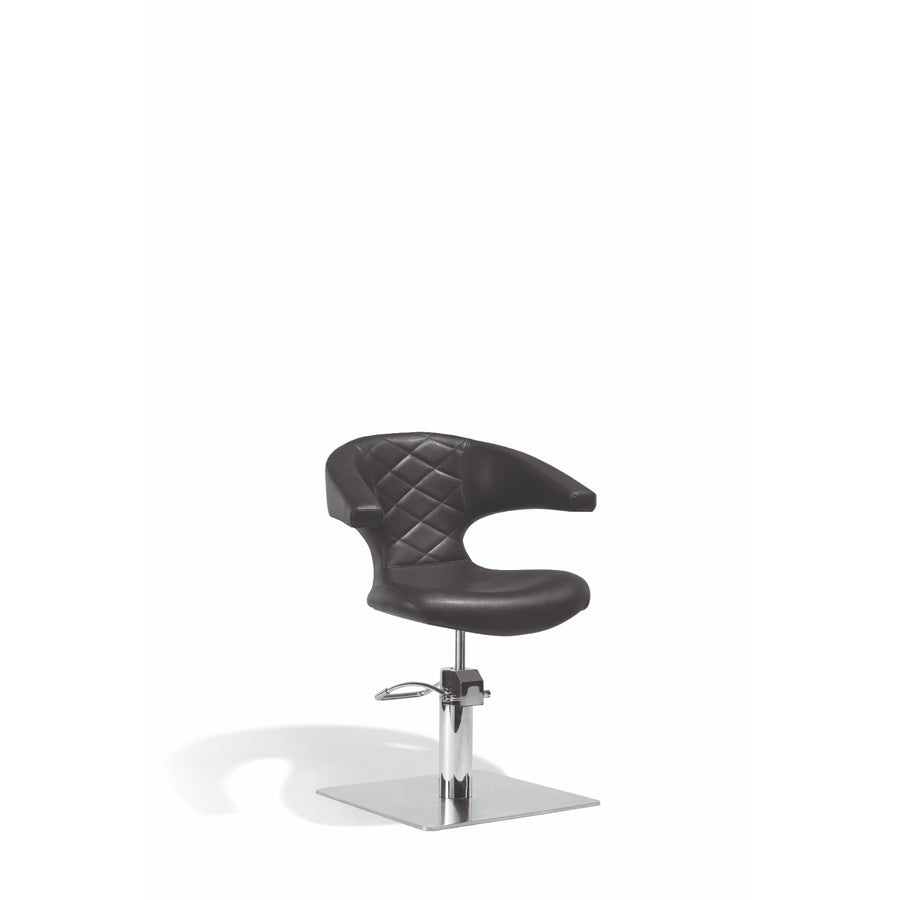 Sibel Cutting Chair Sensualis w/ Square Base Black