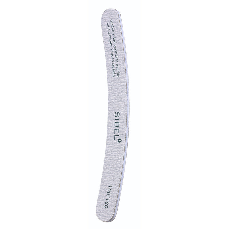 Sibel Emery Nagelvijl 2-weg Banaan 100/180 Zebra Set 30 stuks