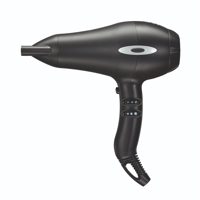 Ultron Professional Boreas Ionische AC Compacte Haardroger Mat Zwart EU
