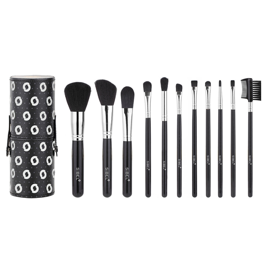 Sibel Cosmetische Borstelset Black Swan 11 stuks