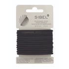 Sibel Elastische Haarbandjes Zwart Dik 12 stuks
