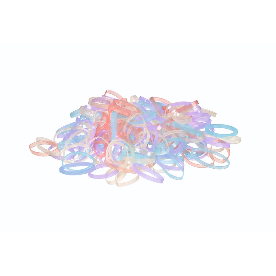 Sibel Elastische Haarbandjes Pastel 20mm 500 stuks