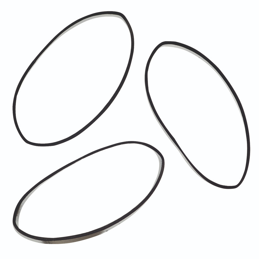 Sibel Elastische Haarbandjes Zwart 35mm 250 stuks