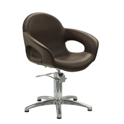 Sibel Cutting Chair Capricious w/  5-Star Base Brown