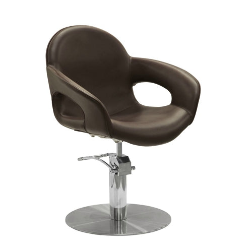 Sibel Cutting Chair Capricious w/ Round Base Brown