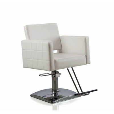 Sibel Ariana Styling Chair w/ Square Base White