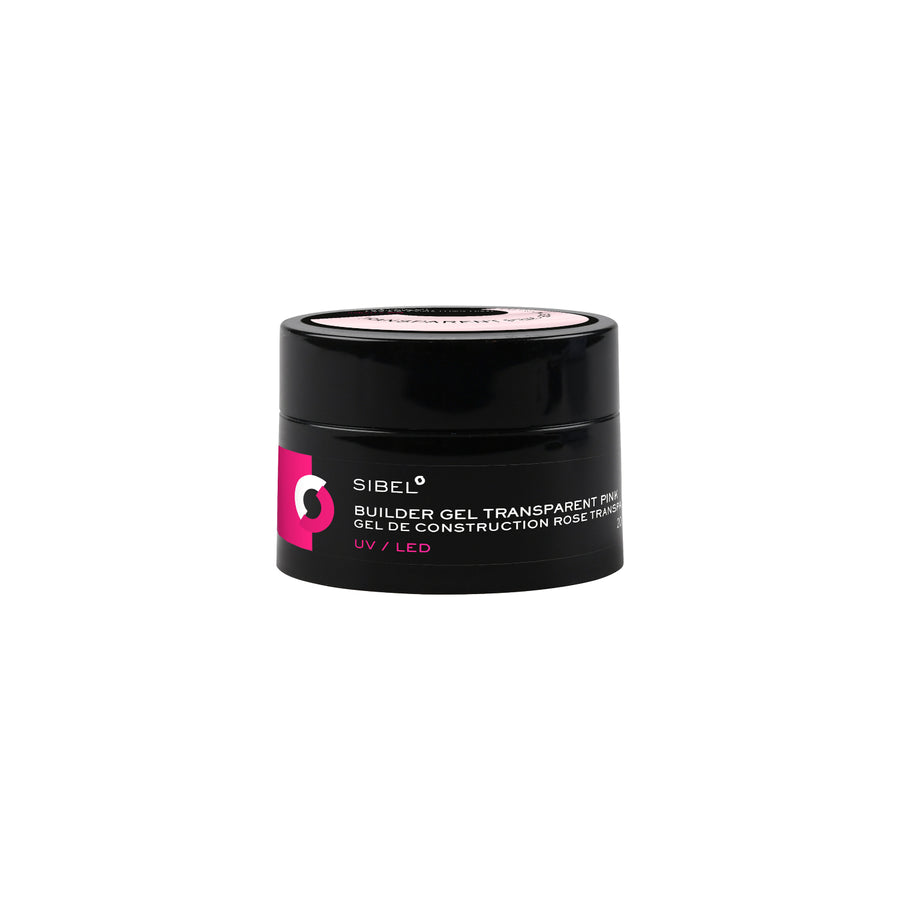 Sibel Opbouw gel transparant roze 20ml