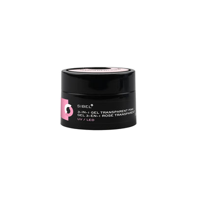 Sibel Opbouwgel 3-in-1 Transparant Roze 20ml