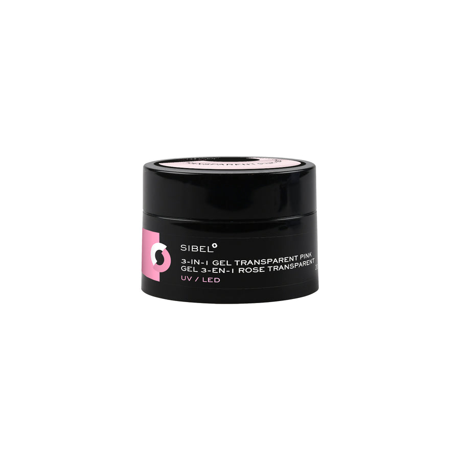 Sibel Opbouwgel 3-in-1 Transparant Roze 20ml