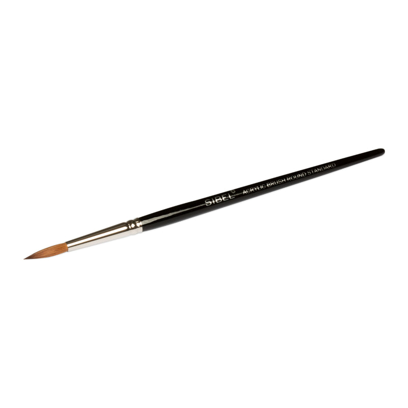 Sibel Acryl Nagelborstel Rond Standaard