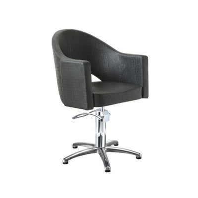 Sibel Styling Chair Magnus w/ 5-Star Base Croco Black