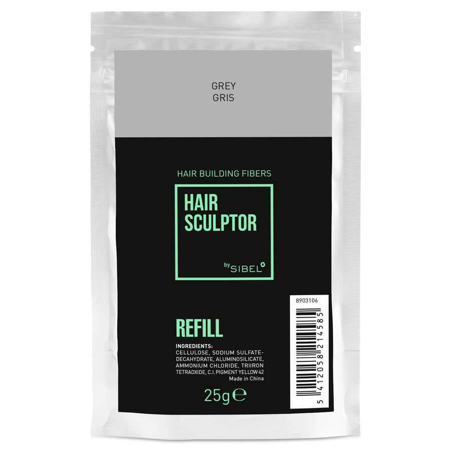 Sibel HS Haaropbouwende Vezels Navulling Grijs 25g