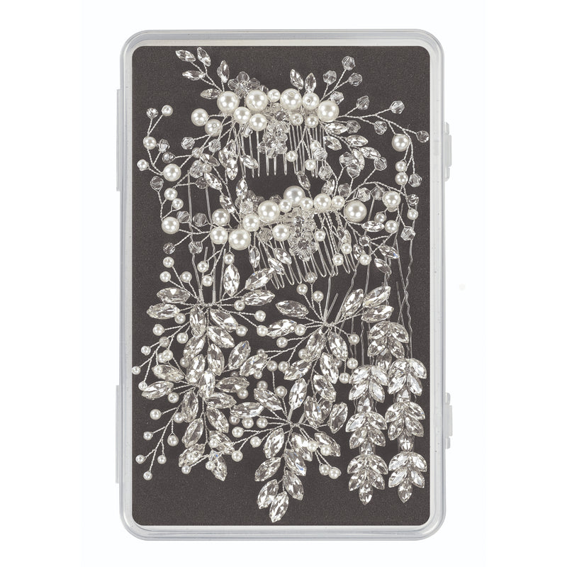 Sibel Bridal Pins Silver