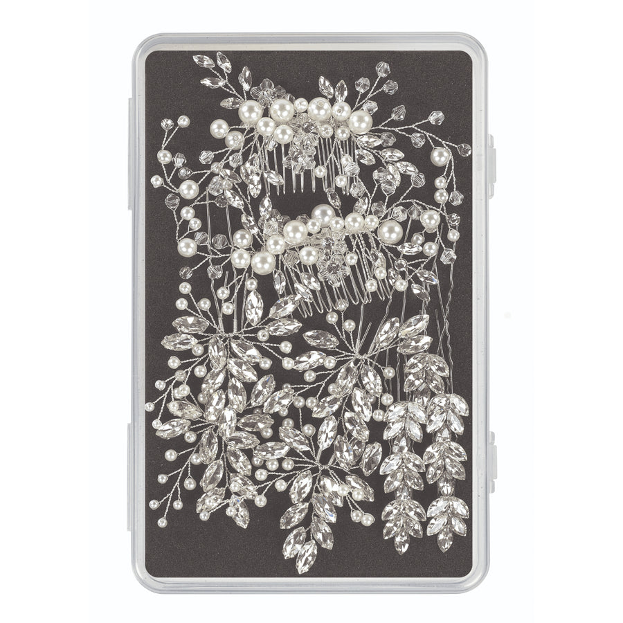 Sibel Bridal Pins Silver
