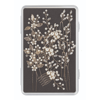 Sibel Bridal Pins Gold