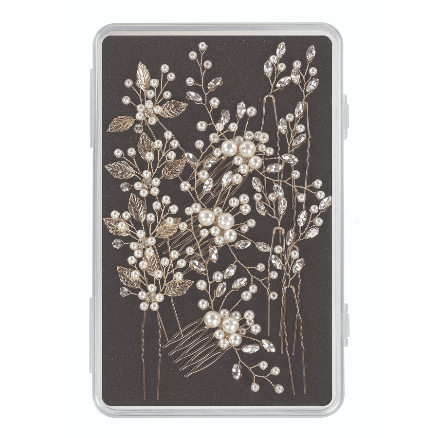 Sibel Bridal Pins Gold